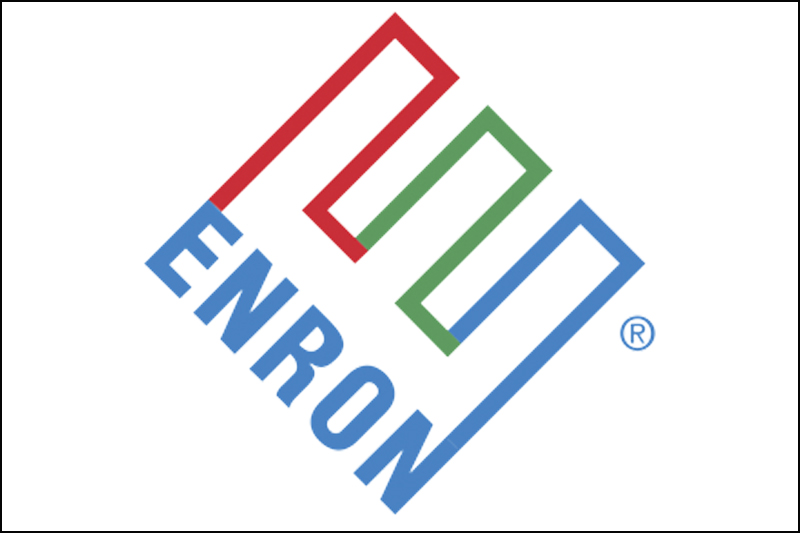 Enron’s logo used from 1996 to 2001